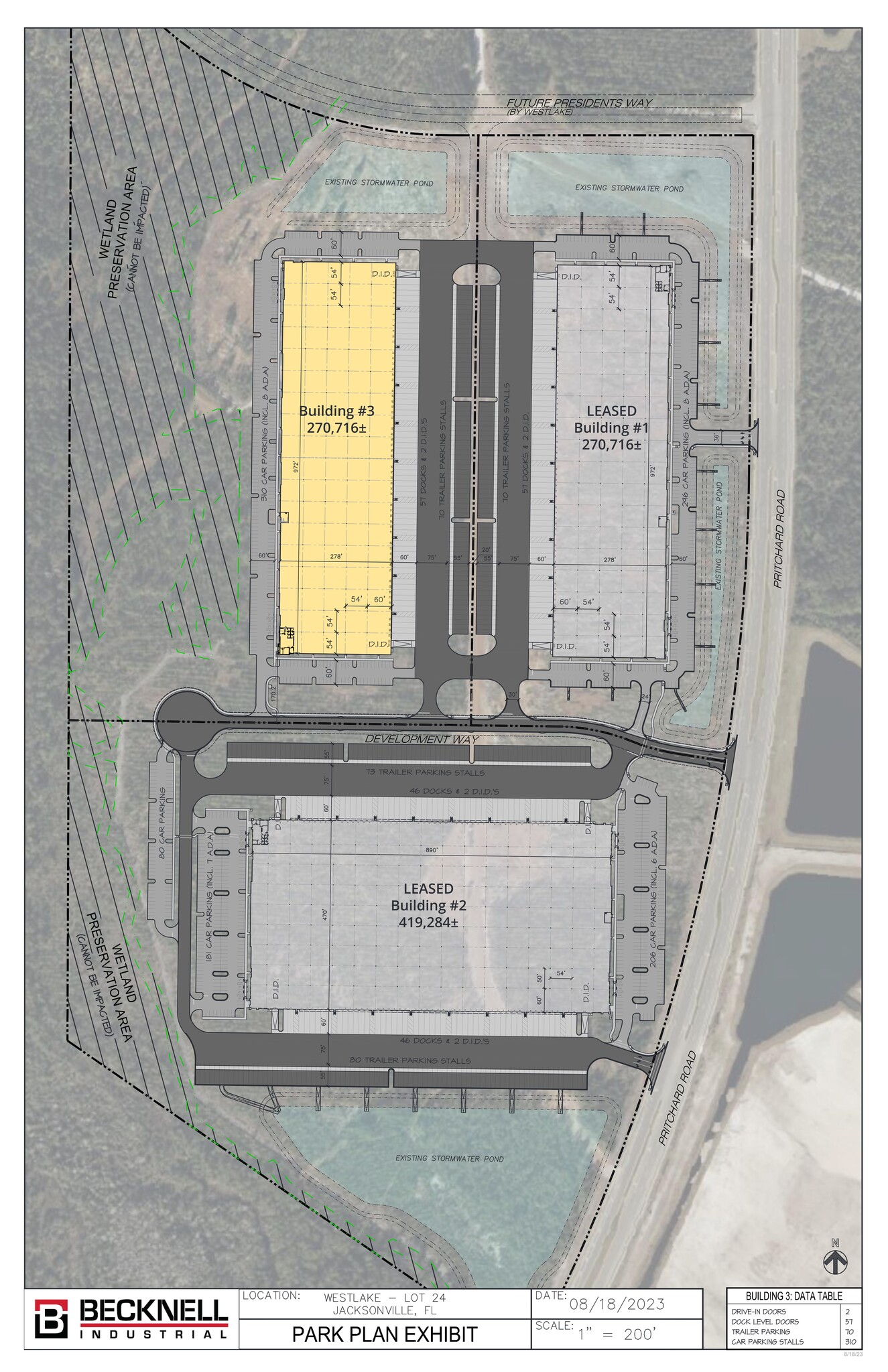 11015 Development Way, Jacksonville, FL for lease Site Plan- Image 1 of 7