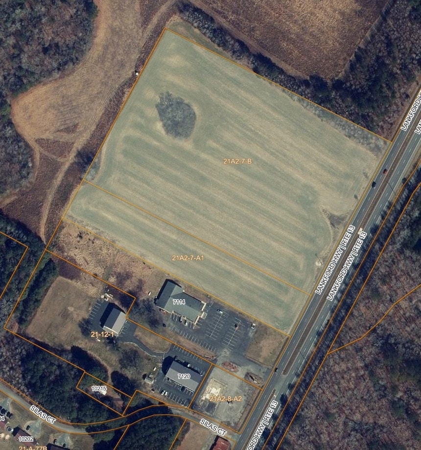 7114 Charles M Lankford Junior Memorial Hwy, Nassawadox, VA for sale Aerial- Image 1 of 2