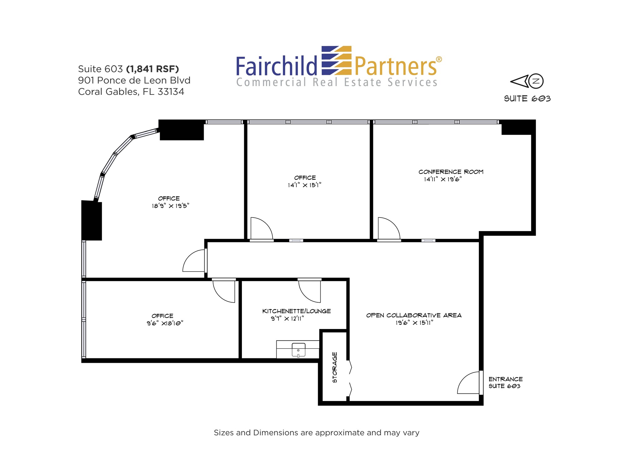 901 Ponce de Leon Blvd, Coral Gables, FL for lease Floor Plan- Image 1 of 1