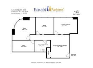 901 Ponce de Leon Blvd, Coral Gables, FL for lease Floor Plan- Image 1 of 1