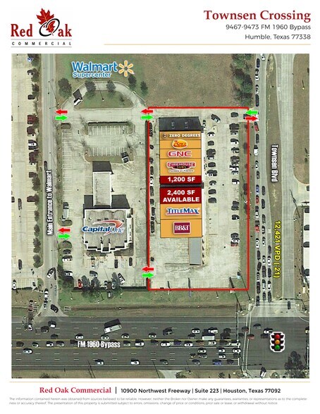 9461-9467 FM 1960, Humble, TX for lease - Site Plan - Image 2 of 2