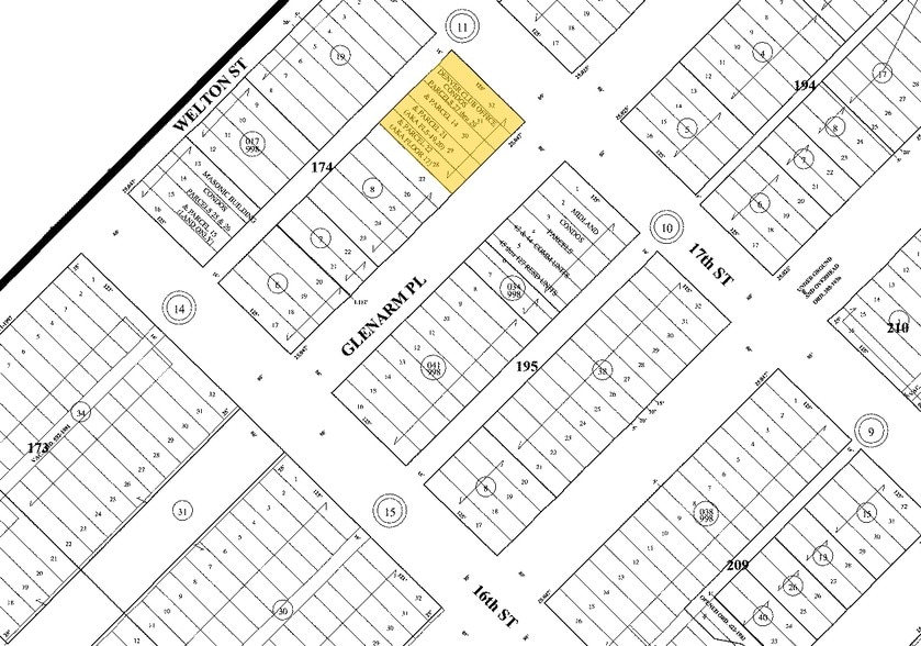 518 17th St, Denver, CO for lease - Plat Map - Image 2 of 44