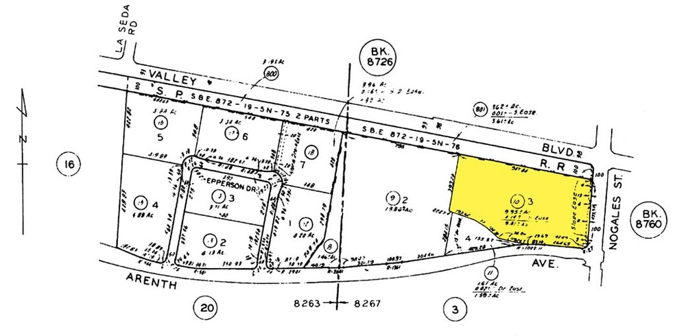 717-719 S Nogales St, City Of Industry, CA for sale - Plat Map - Image 1 of 1