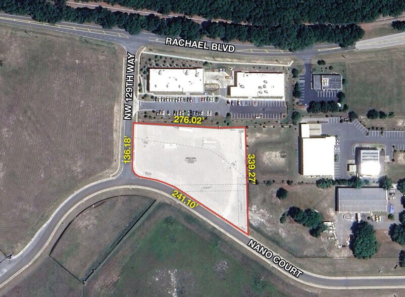 NW 129th Way, Alachua, FL for lease - Aerial - Image 2 of 2