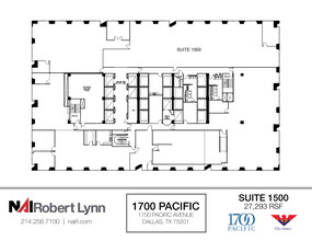 1700 Pacific Ave, Dallas, TX for lease Floor Plan- Image 1 of 1