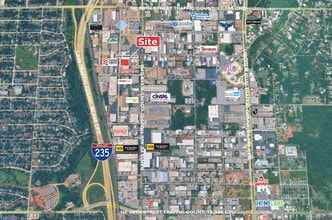 4600 N Cooper Ave, Oklahoma City, OK - AERIAL  map view