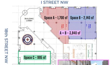 1776 I St NW, Washington, DC for lease Floor Plan- Image 1 of 1