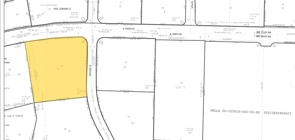 33623-33639 9th Ave S, Federal Way, WA for lease - Plat Map - Image 2 of 2