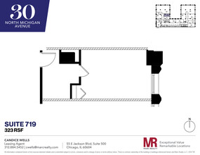 30 N Michigan Ave, Chicago, IL for lease Floor Plan- Image 1 of 5