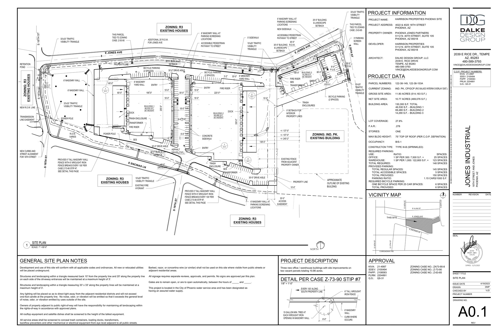 1850 Encinas ln, Phoenix, AZ for lease Site Plan- Image 1 of 1