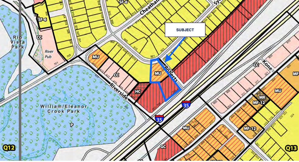 711 N IH-35, San Marcos, TX for sale - Plat Map - Image 2 of 10