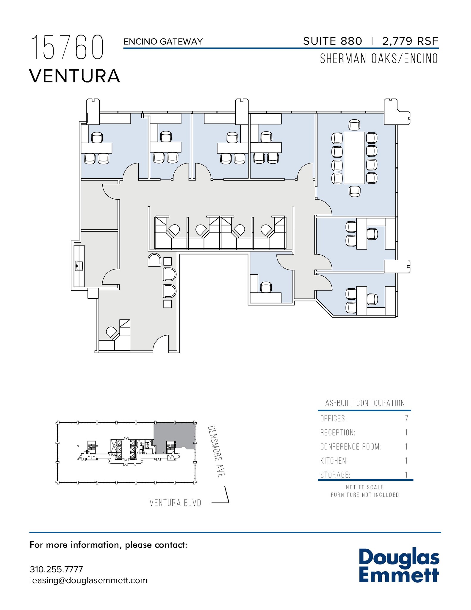 15760 Ventura Blvd, Encino, CA for lease Floor Plan- Image 1 of 1