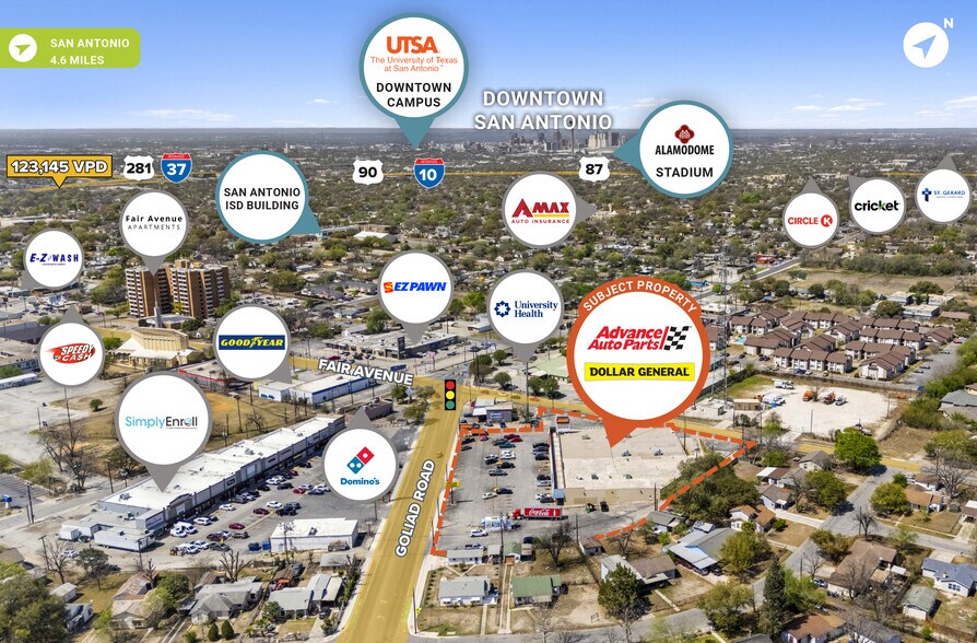 110-114 Goliad Rd, San Antonio, TX for sale - Building Photo - Image 1 of 4