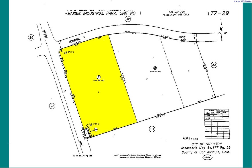 4114 S Airport Way, Stockton, CA for lease - Plat Map - Image 2 of 7