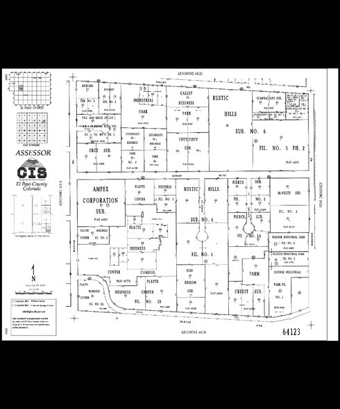 4980 Edison Ave, Colorado Springs, CO for lease - Plat Map - Image 2 of 2