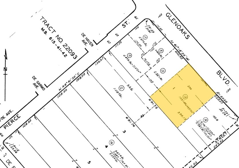 11011 Glenoaks Blvd, Pacoima, CA for lease - Plat Map - Image 2 of 2