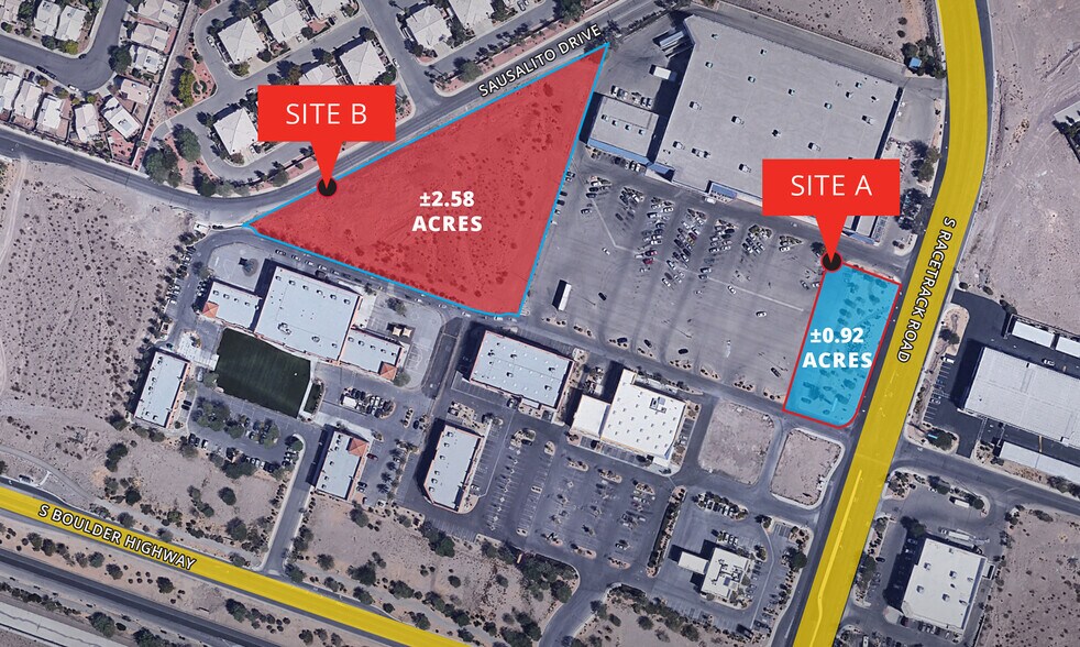 S. Racetrack Road, Henderson, NV for sale - Aerial - Image 1 of 2