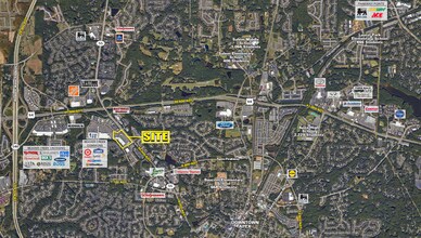 1335 W Williams St S, Apex, NC - Aerial  map view