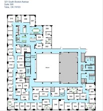 321 S Boston Ave, Tulsa, OK for lease Floor Plan- Image 1 of 1