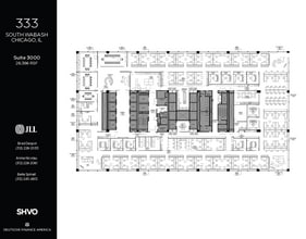 333 S Wabash Ave, Chicago, IL for lease Floor Plan- Image 1 of 6