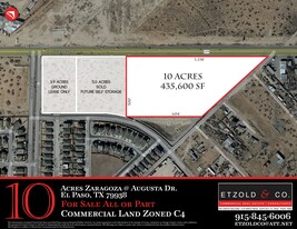 North Zaragoza 10 Acre Commercial Land - Convenience Store