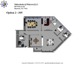 800 Wilcrest Dr, Houston, TX for lease Floor Plan- Image 1 of 2