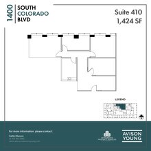 1400 S Colorado Blvd, Denver, CO for lease Floor Plan- Image 1 of 6