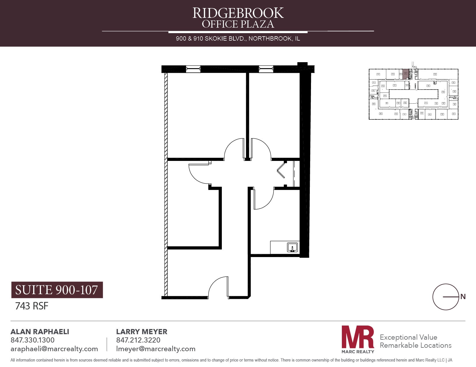 900 Skokie Blvd, Northbrook, IL for lease Floor Plan- Image 1 of 1