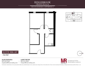 900 Skokie Blvd, Northbrook, IL for lease Floor Plan- Image 1 of 1