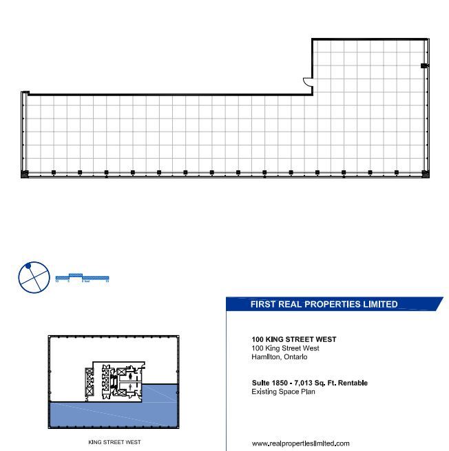 100, 110, and 120 King St W, Hamilton, ON for lease Floor Plan- Image 1 of 1