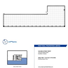 100, 110, and 120 King St W, Hamilton, ON for lease Floor Plan- Image 1 of 1