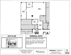 5 Neshaminy Interplex, Trevose, PA for lease Floor Plan- Image 2 of 4