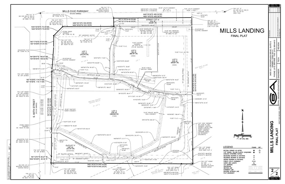 SEC S 60th St & Mills Civic Pkwy, West Des Moines, IA for sale - Building Photo - Image 3 of 3