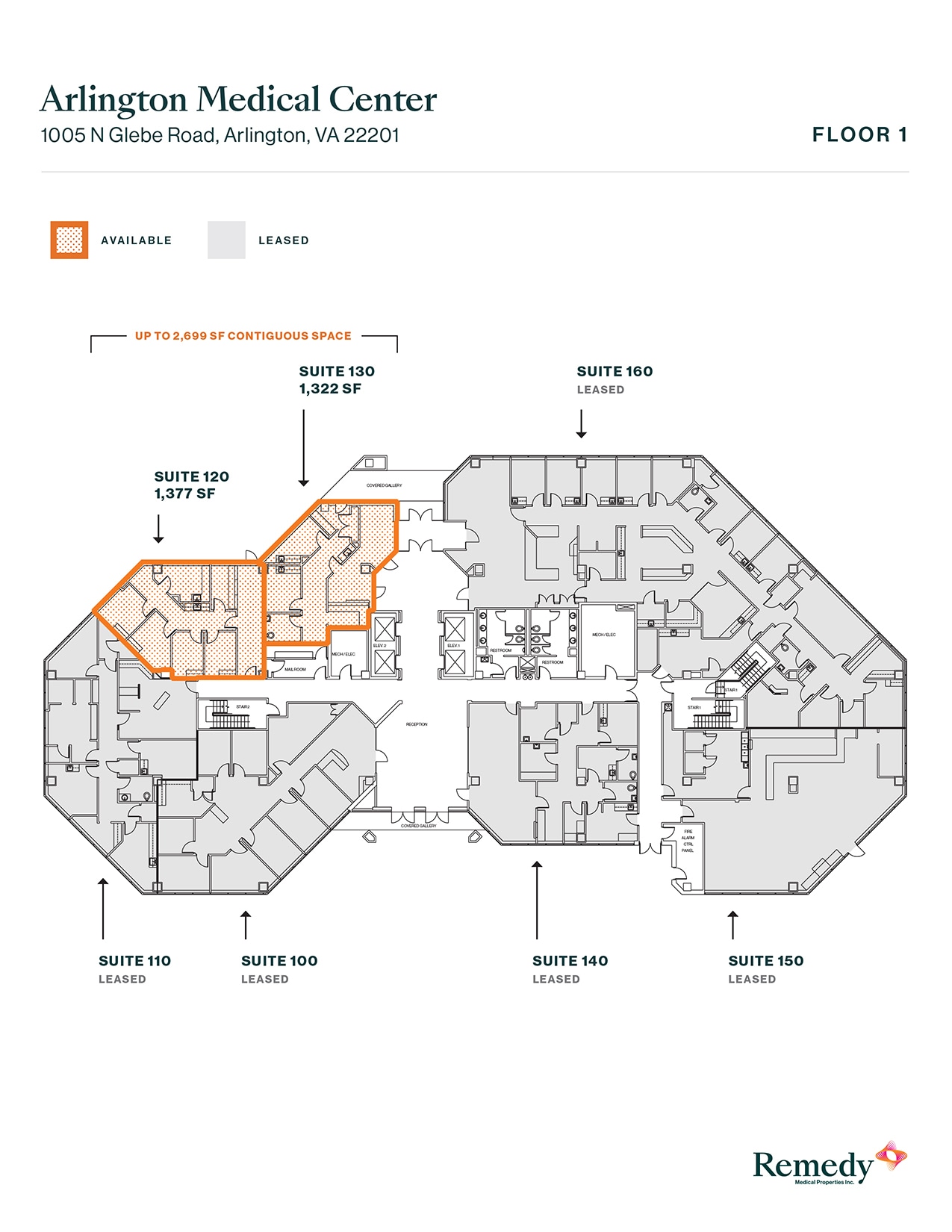 1005 N Glebe Rd, Arlington, VA for lease Floor Plan- Image 1 of 1