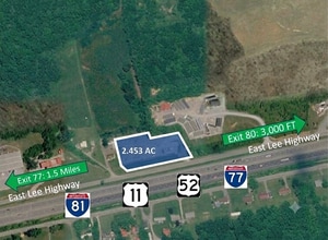 2220 E Lee Hwy, Wytheville, VA - Aerial map view - Image1