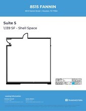 8515 Fannin St, Houston, TX for lease Floor Plan- Image 2 of 2