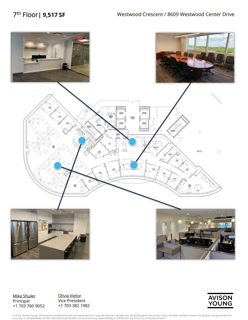 8609 Westwood Center Dr, Vienna, VA for lease Floor Plan- Image 1 of 1