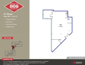 805 Veterans Blvd, Redwood City, CA for lease Floor Plan- Image 1 of 1