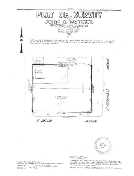 1400-1410 W Devon Ave, Chicago, IL for sale - Plat Map - Image 2 of 28