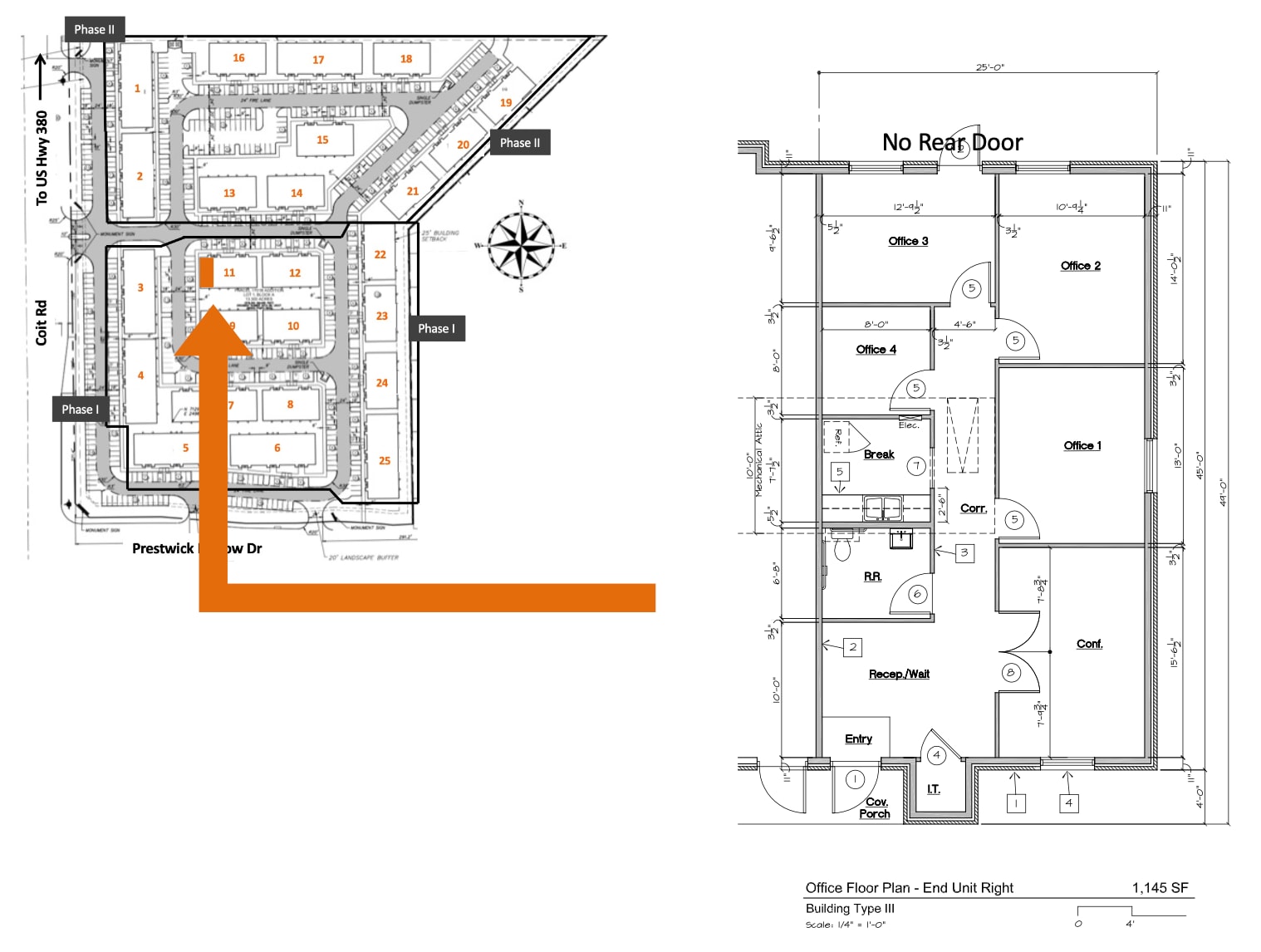 1400 N Coit Rd, McKinney, TX for lease Floor Plan- Image 1 of 7
