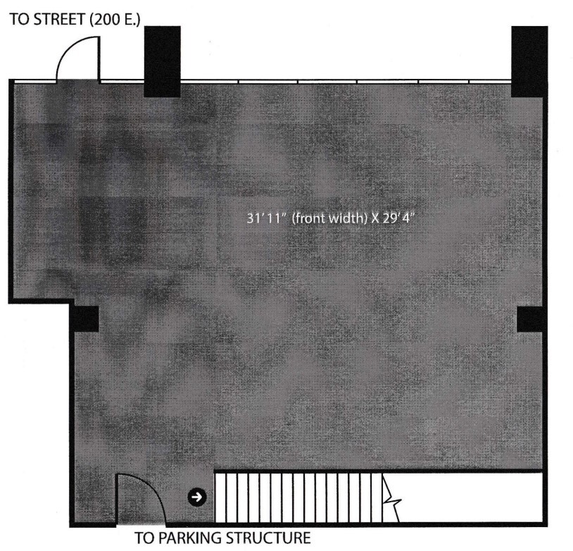 350 S 200 E, Salt Lake City, UT 84111 - Unit 102 -  - Floor Plan - Image 1 of 1