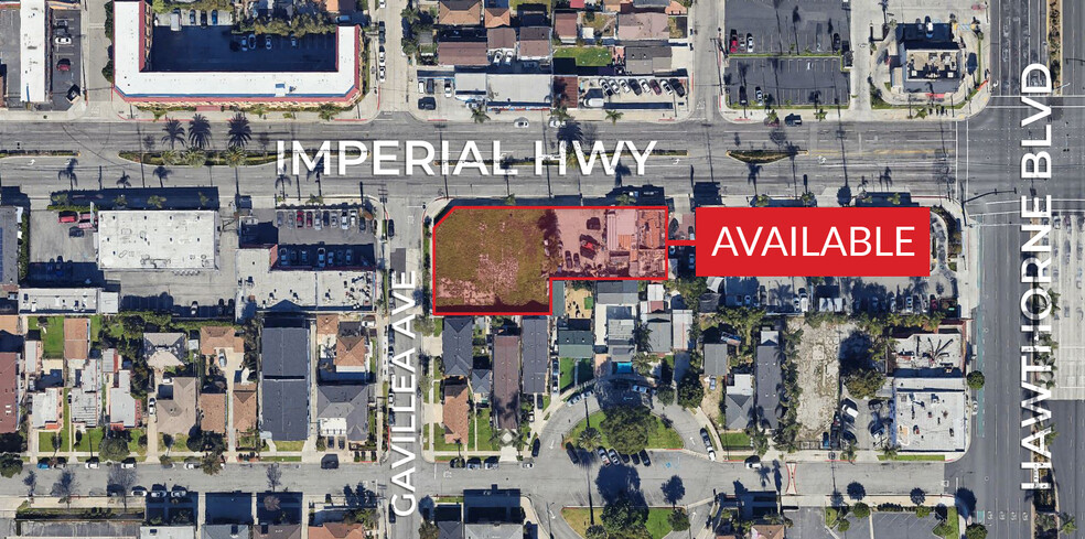 11418 Grevillea Ave, Hawthorne, CA for lease - Aerial - Image 2 of 4