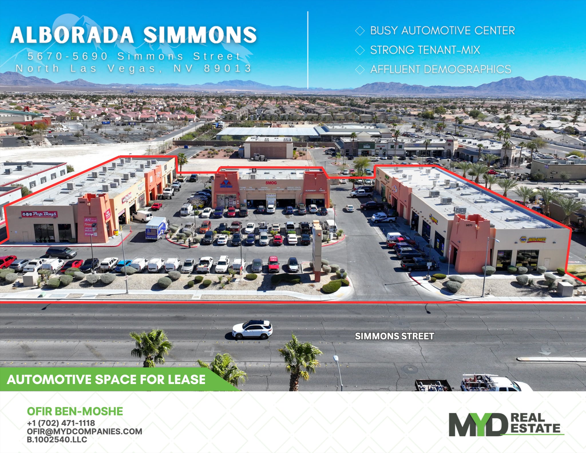 5670-5690 Simmons St, North Las Vegas, NV for lease Building Photo- Image 1 of 4