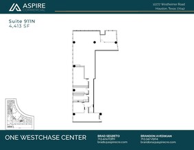 10777 Westheimer Rd, Houston, TX for lease Floor Plan- Image 1 of 1