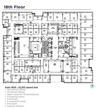215 9th Ave SW, Calgary, AB for lease Floor Plan- Image 1 of 2