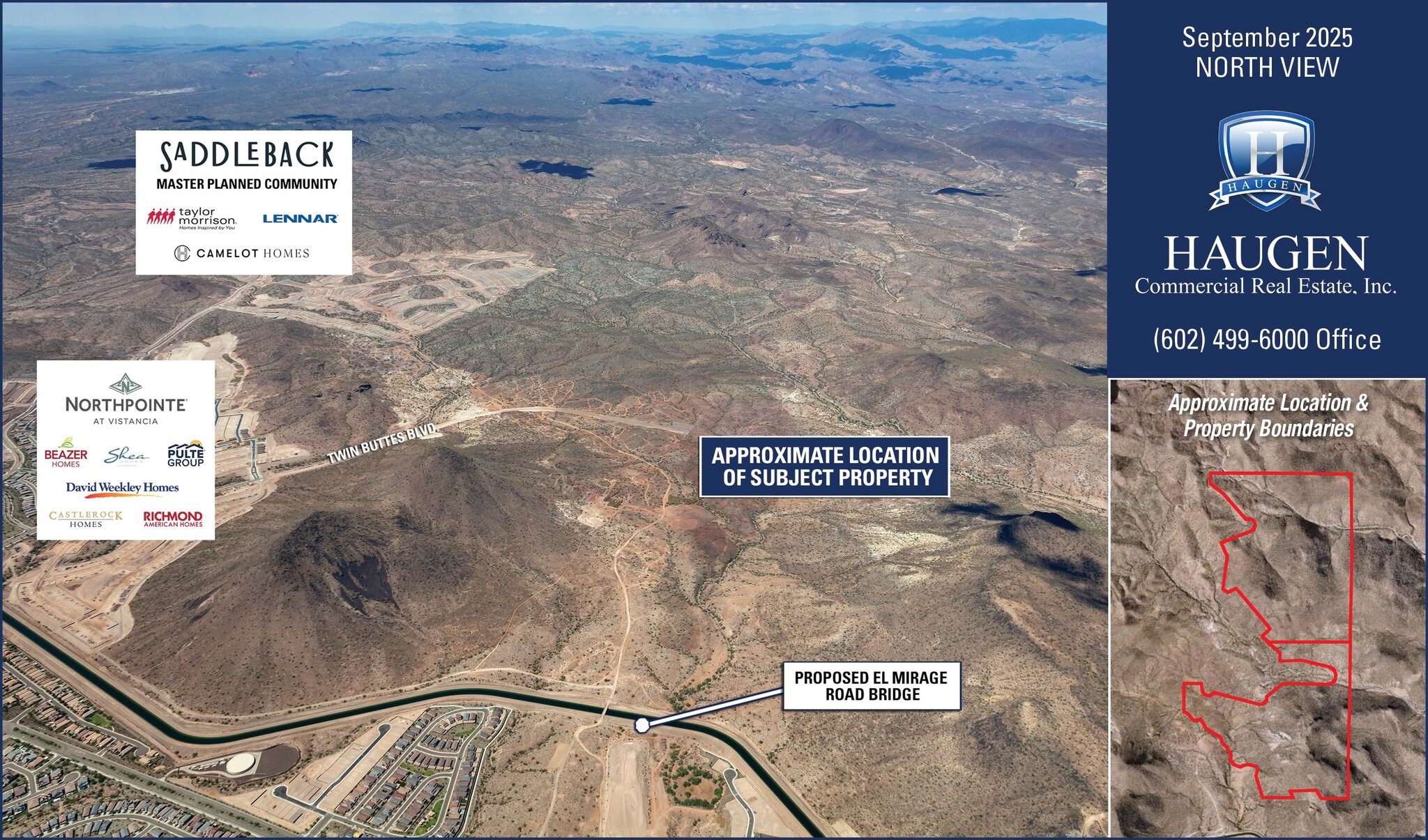 North El Mirage Road, Peoria, AZ for sale Aerial- Image 1 of 5