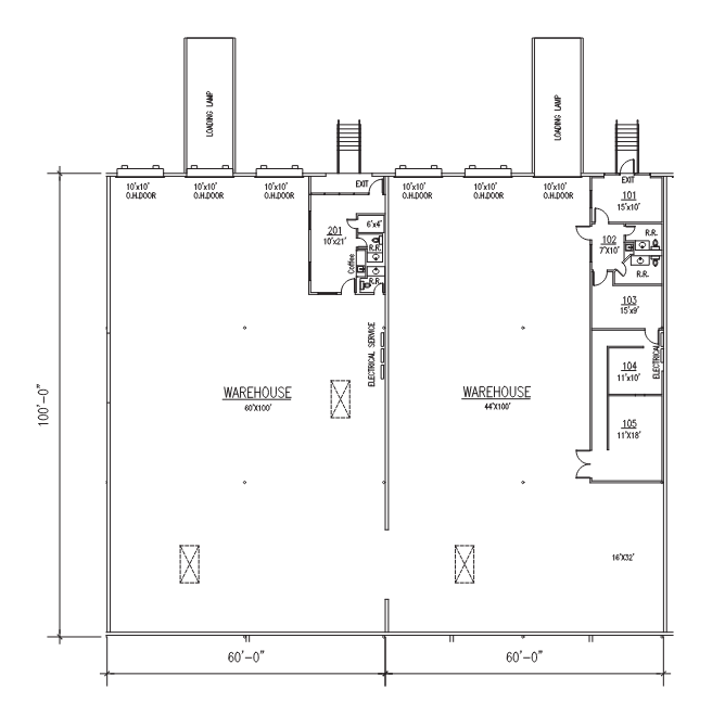 9364 Wallisville Rd, Houston, TX for lease Floor Plan- Image 1 of 2