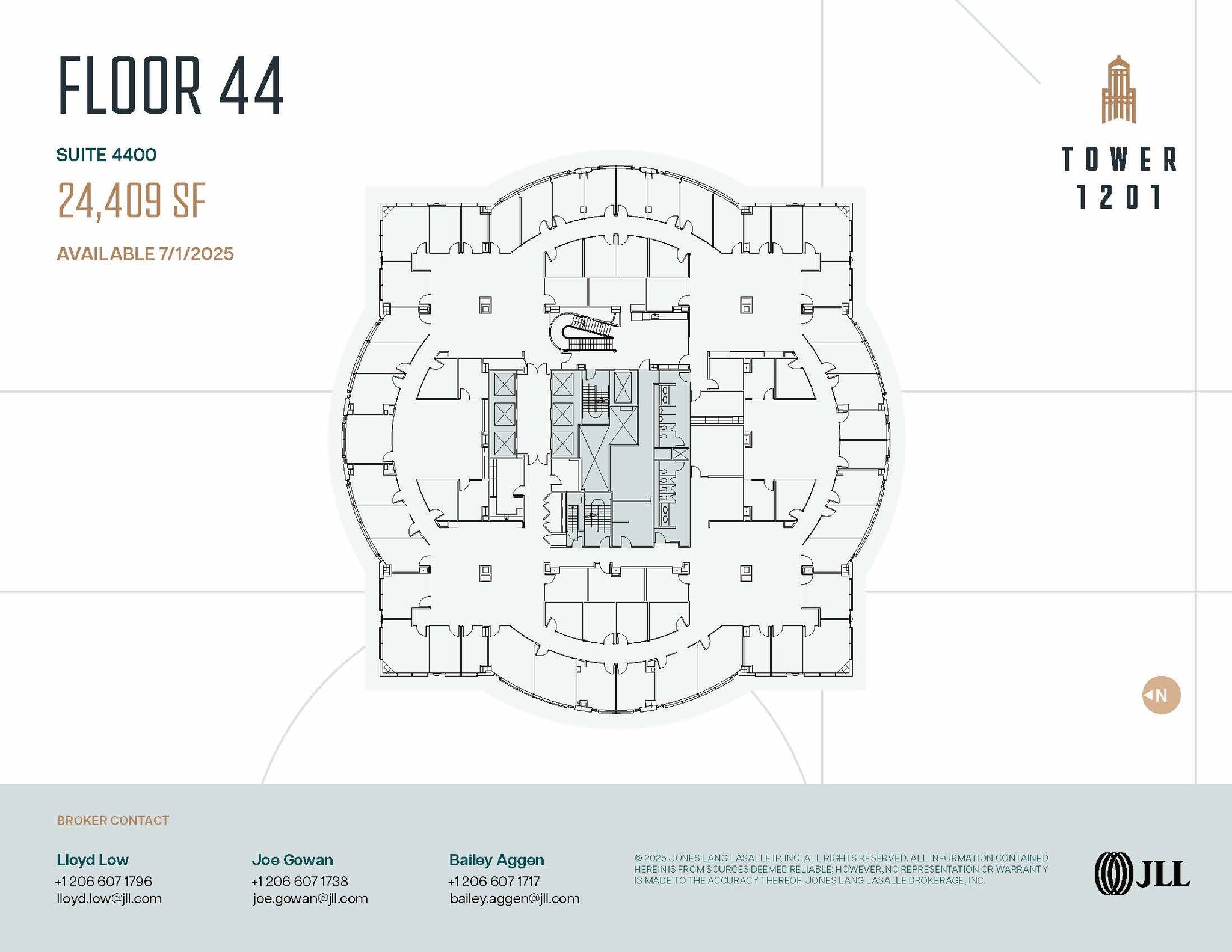 1201 3rd Ave, Seattle, WA for lease Floor Plan- Image 1 of 1