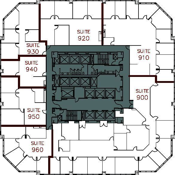 600 W Broadway, San Diego, CA for lease Floor Plan- Image 1 of 11