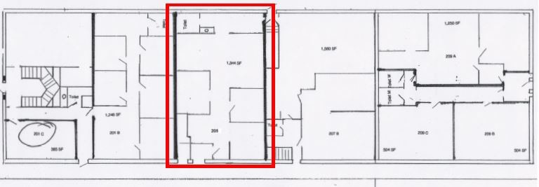 201 209 E Park St, Mundelein, IL for lease Floor Plan- Image 1 of 1